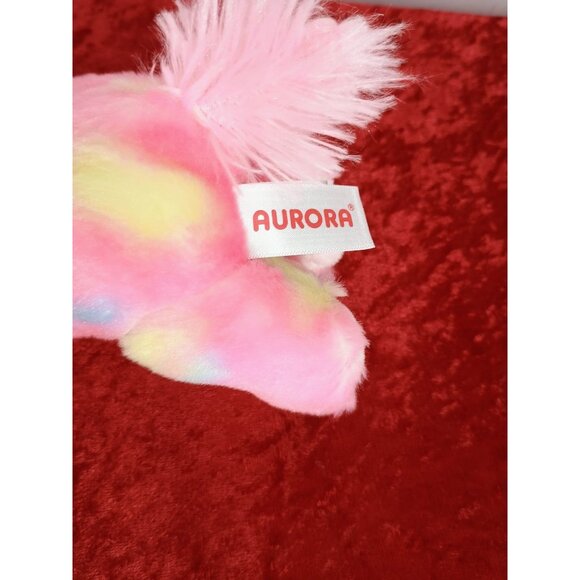 Aurora Eco-Friendly Mini Unicorn Plush Toy 8" Pink Rainbow Pastel Soft Cuddly St - Picture 7 of 7